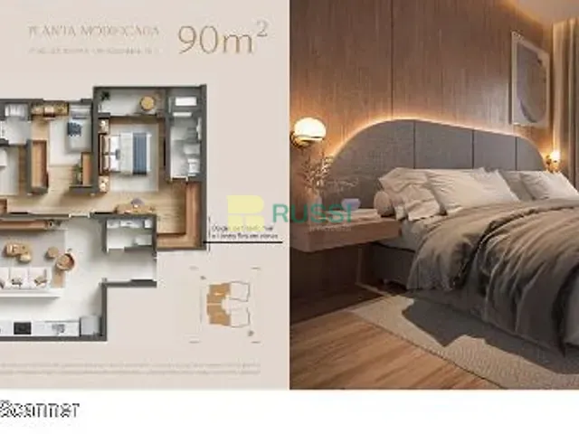 Apartamento com 102m² 3 quartos e 4 banheiros, à venda, no bairro Vila Ema em São José dos Campos