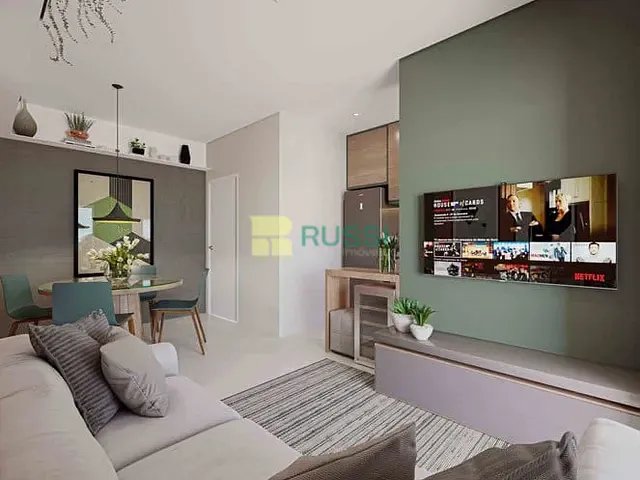 Apartamento com 68m² 2 quartos e 2 banheiros, à venda, no bairro Centro em Jacareí