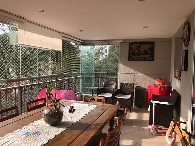 Apartamento com 122m² 3 quartos e 4 banheiros, à venda, no bairro Vila Andrade em São Paulo