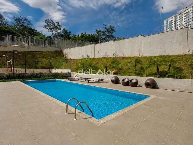Apartamento com 55m² 2 quartos e 2 banheiros, para alugar, no bairro Mantiqueira em Belo Horizonte