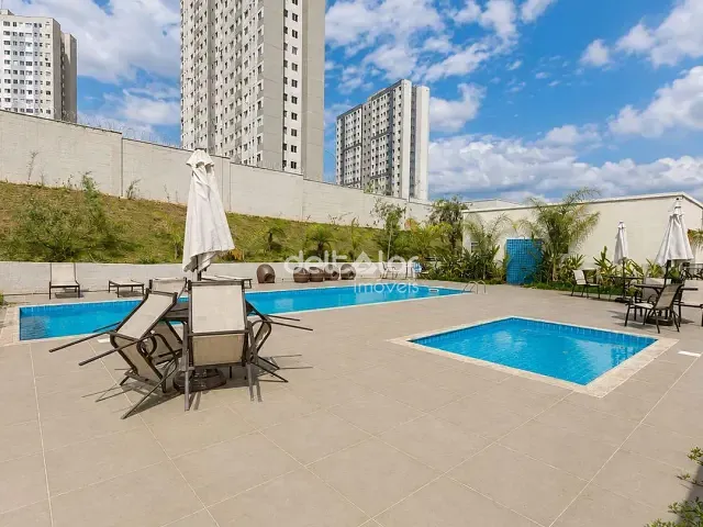 Apartamento com 55m² 2 quartos e 2 banheiros, para alugar, no bairro Mantiqueira em Belo Horizonte