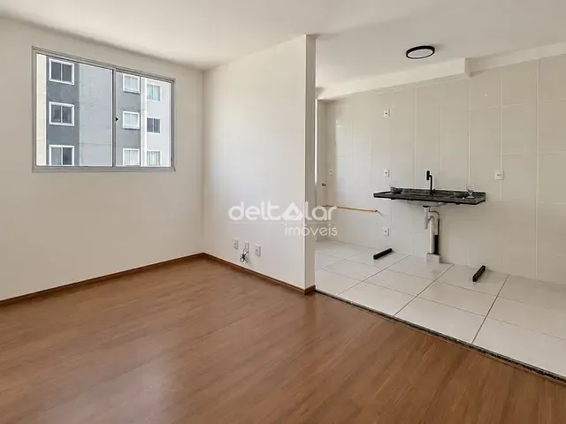Apartamento com 48m² 2 quartos e 1 banheiro, para alugar, no bairro São Damião em Vespasiano
