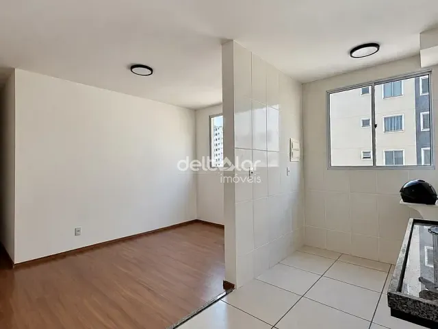 Apartamento com 48m² 2 quartos e 1 banheiro, para alugar, no bairro São Damião em Vespasiano