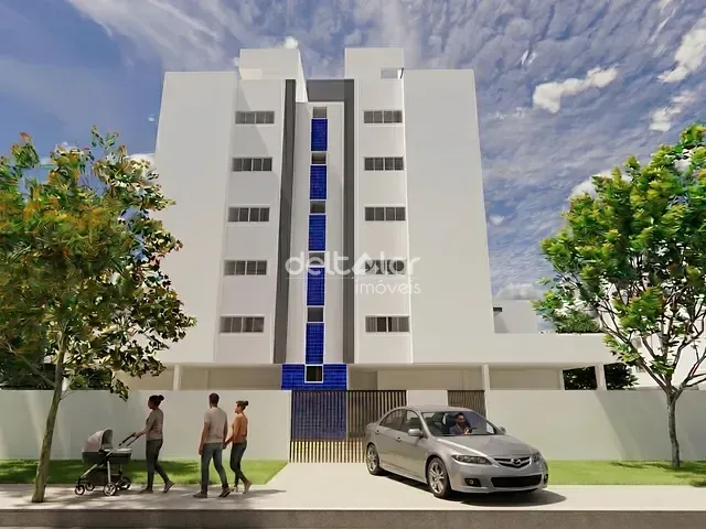 Apartamento com 67m² 2 quartos e 1 banheiro, à venda, no bairro Planalto em Belo Horizonte