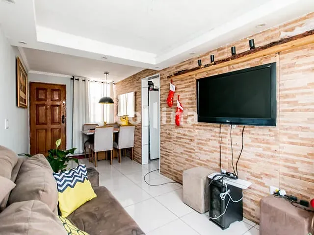 Apartamento com 52m² 2 quartos e 1 banheiro, à venda, no bairro Cohab V em Carapicuíba
