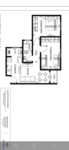 Apartamento 2 quartos e 1 banheiro, para alugar, no bairro Feital em Pindamonhangaba