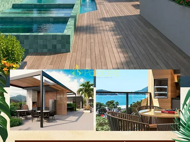 Apartamento com 47m² 2 quartos e 2 banheiros, à venda, no bairro Itaguá em Ubatuba