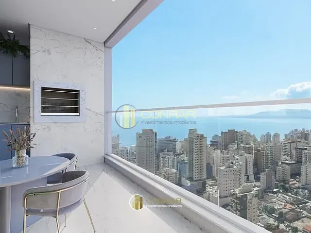 Apartamento com 130m² 3 quartos e 2 banheiros, à venda, no bairro Meia Praia em Itapema