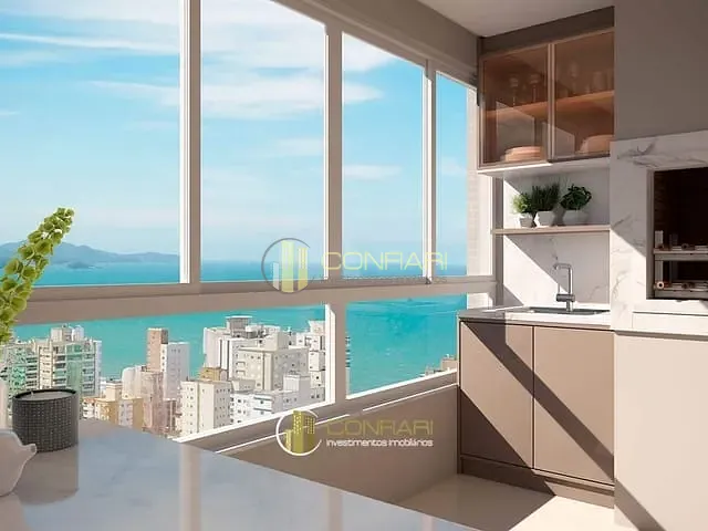 Apartamento com 145m² 3 quartos e 4 banheiros, à venda, no bairro Meia Praia em Itapema