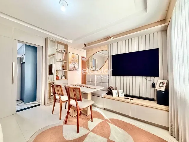 Apartamento com 60m² 3 quartos e 2 banheiros, à venda, no bairro Planalto em Belo Horizonte