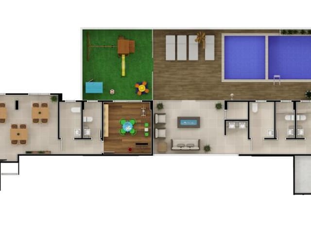 Apartamento com 360m² 3 quartos e 3 banheiros, à venda, no bairro Jardim Perola do Atlântico em Itapoá