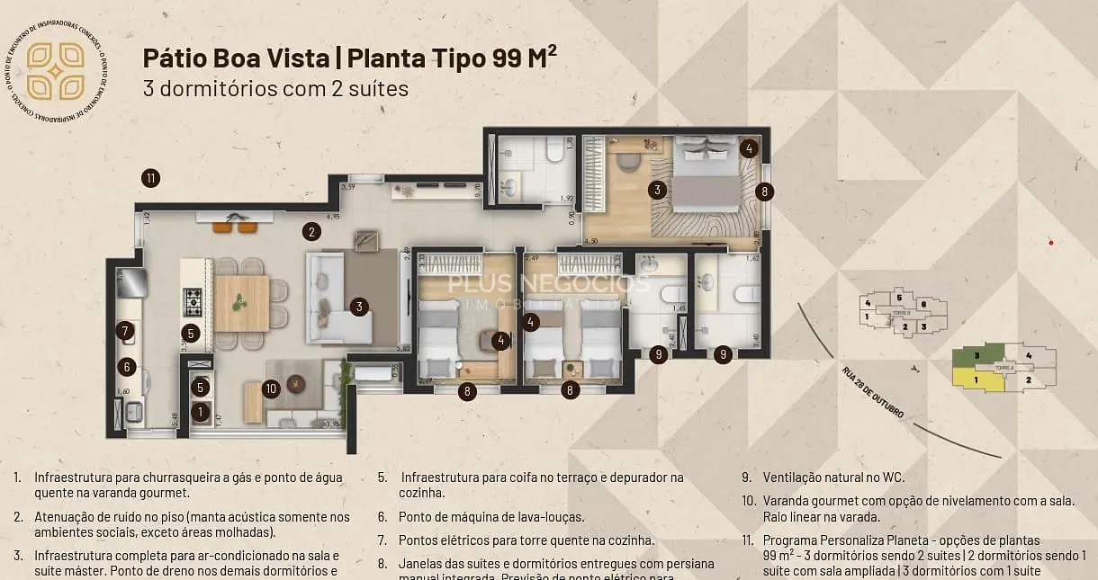 Apartamento, 3 quartos, 98 m² - Foto 6