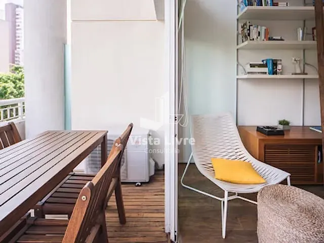 Apartamento com 74m² 1 quarto e 1 banheiro, à venda, no bairro Vila Nova Conceição em São Paulo