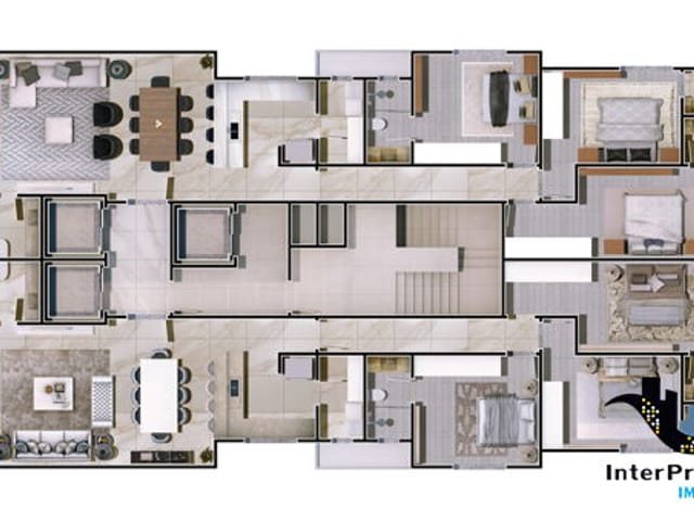 Apartamento com 280m², à venda, no bairro Centro em Itapema