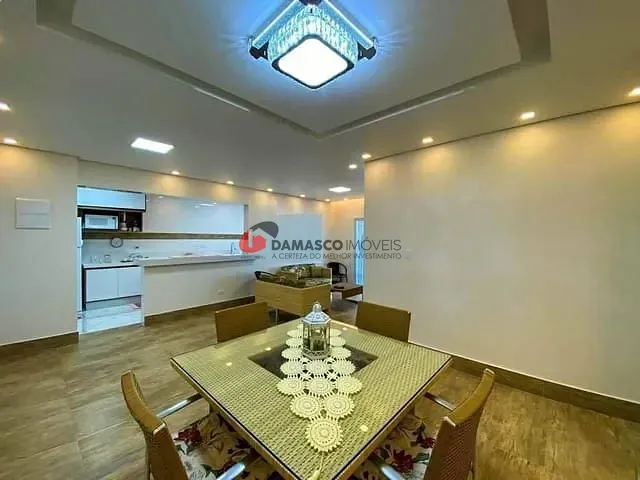 Apartamento 3 quartos e 3 banheiros, à venda, no bairro Vila Tupi em Praia Grande