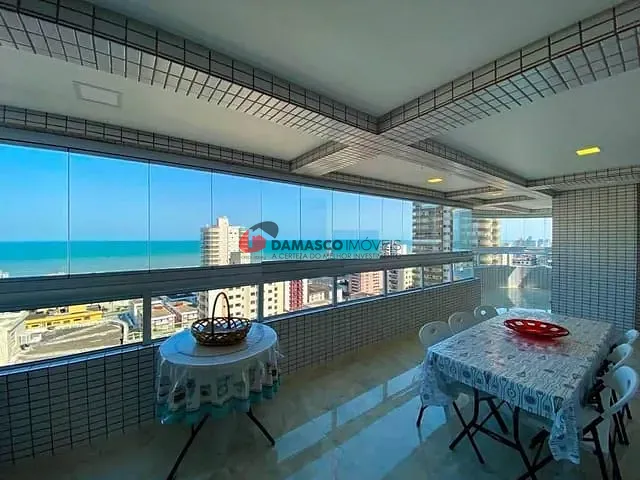 Apartamento 3 quartos e 3 banheiros, à venda, no bairro Vila Tupi em Praia Grande