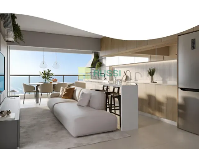 Apartamento com 49m² 1 quarto e 1 banheiro, à venda, no bairro Martim de Sá em Caraguatatuba