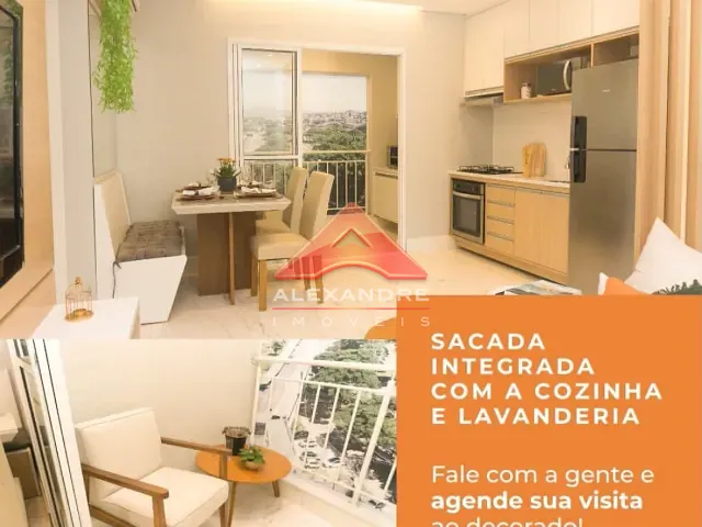 Apartamento 2 quartos e 1 banheiro, à venda, no bairro Jardim Ismênia em São José dos Campos