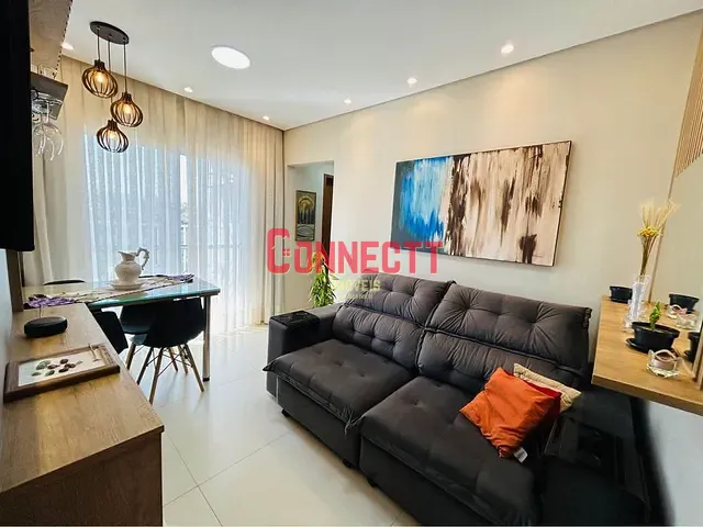 Apartamento 2 quartos e 1 banheiro, à venda, no bairro Terras de Santa Marta em Ribeirão Preto