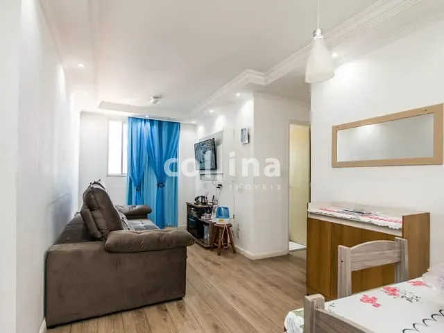 Apartamento 2 quartos e 1 banheiro, à venda, no bairro Vila Silva Ribeiro em Carapicuíba