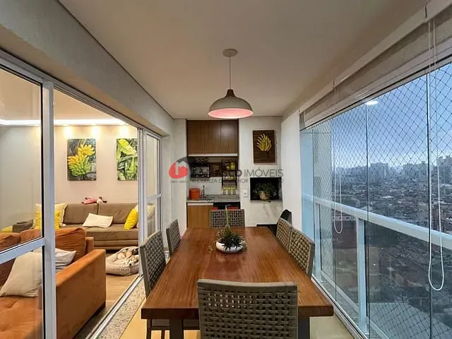 Apartamento com 113m² 3 quartos e 5 banheiros, à venda, no bairro Santo Antônio em São Caetano do Sul