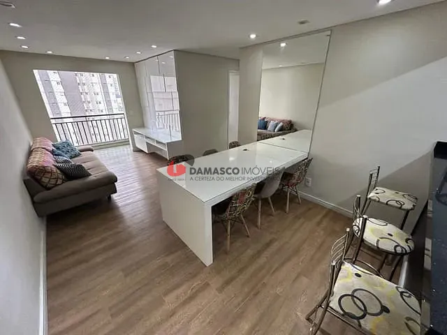 Apartamento 2 quartos e 2 banheiros, para alugar, no bairro Vila Valparaíso em Santo André