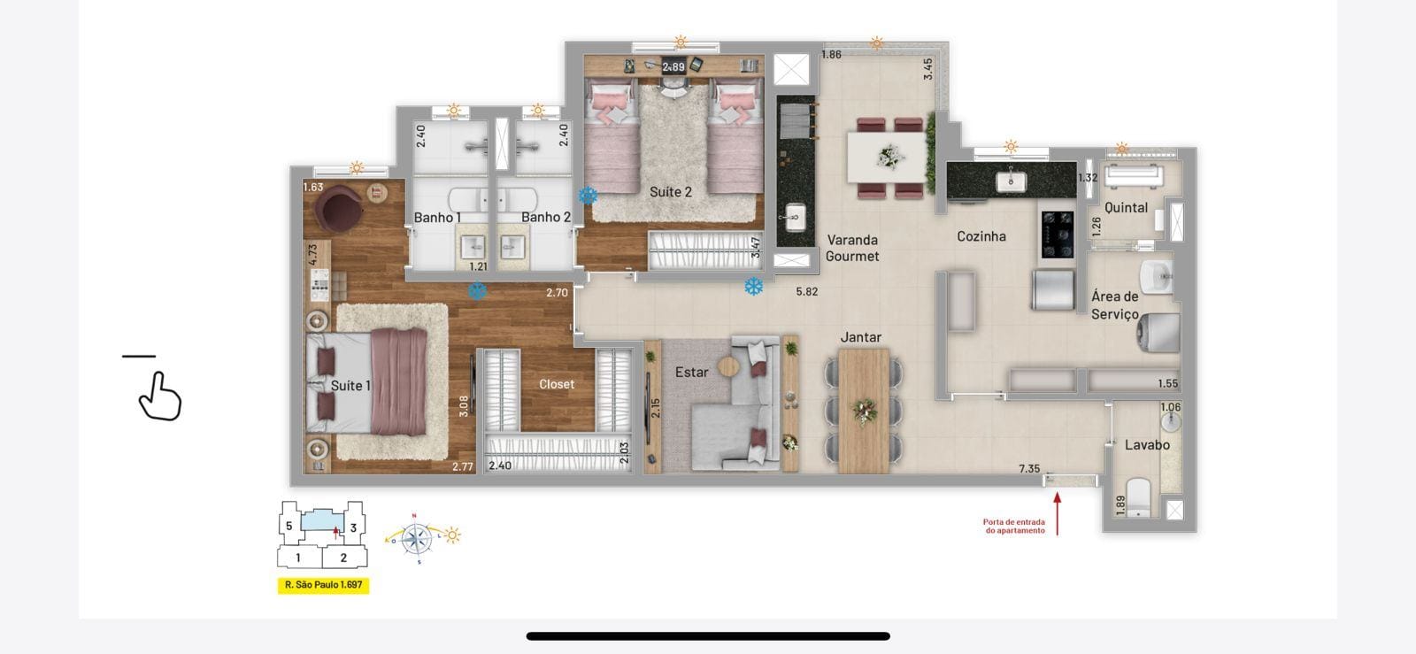 Apartamento à venda, Santa Paula, São Caetano do Sul, SP
