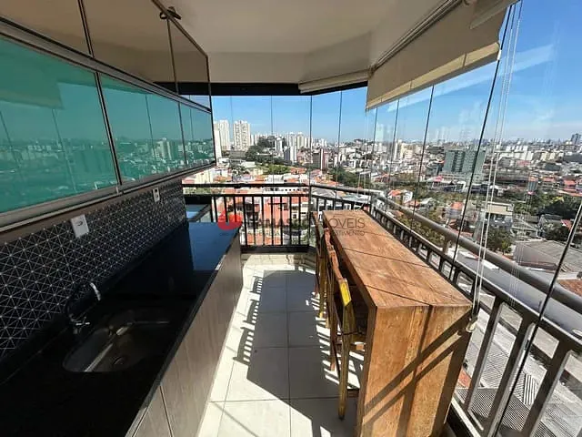 Apartamento 2 quartos e 2 banheiros, para alugar, no bairro Campestre em Santo André