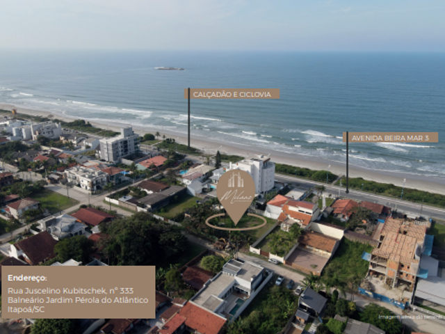 Apartamento com 162m² 3 quartos e 3 banheiros, à venda, no bairro jardim perola do atlantico em Itapoá