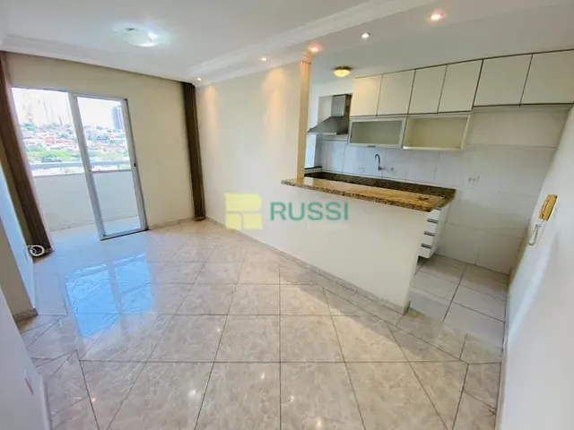 Apartamento com 68m² 2 quartos e 2 banheiros, para alugar, no bairro Vila Ema em São José dos Campos