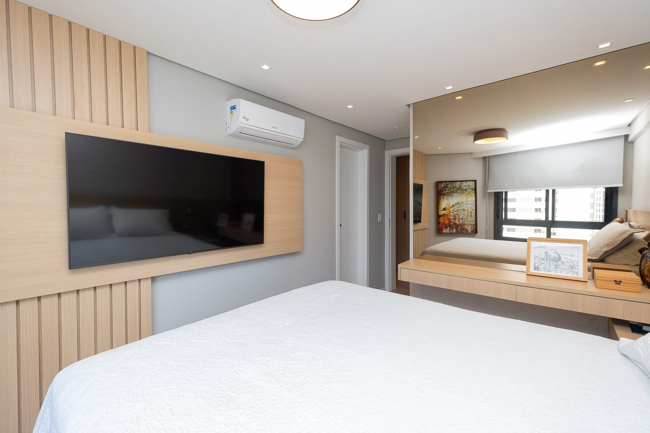 Apartamento mobiliado à venda no Inn, Parque Una - 96 m², 2 quartos (sendo 1 suíte), móveis planejados e área de lazer com churrasqueira. - 7