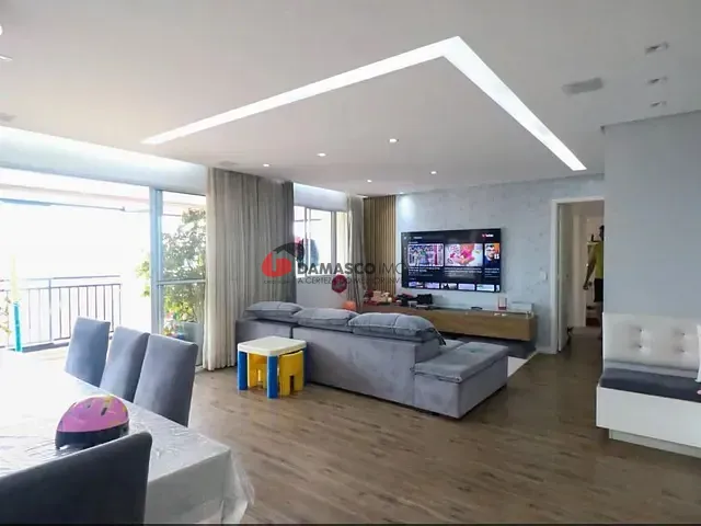 Apartamento com 128m² 3 quartos e 4 banheiros, à venda, no bairro Jardim São Caetano em São Caetano do Sul