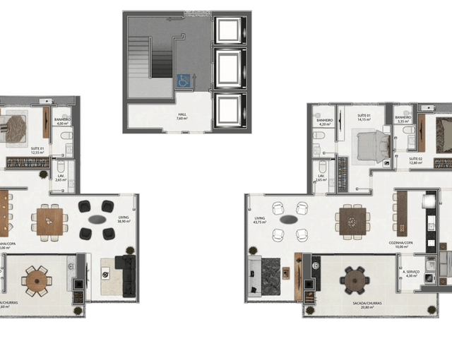 Foto do Apartamento - Apartamento à venda, Meia Praia, Itapema, SC | Confiari Investimentos Imobiliários
