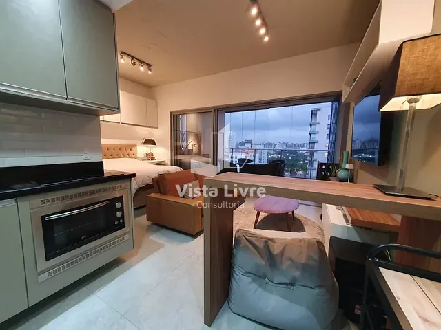 Apartamento com 44m² 1 quarto e 1 banheiro, à venda, no bairro Moema em São Paulo