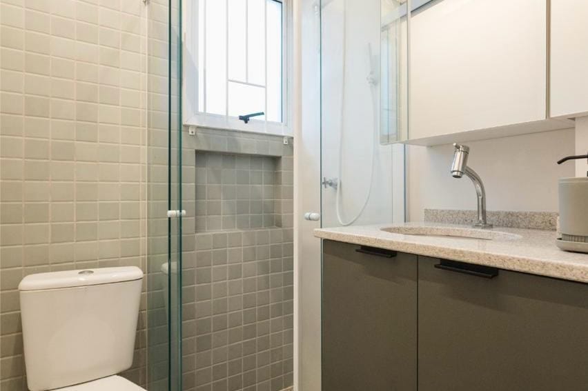 Apartamento mobiliado à venda no Condomínio Solar da Luz, Centro - 39 m², 1 quarto, piso porcelanato e ótima posição solar. - 8