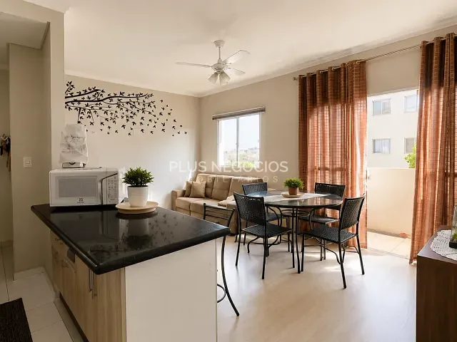 Apartamento com 56m² 2 quartos e 1 banheiro, à venda, no bairro Lopes de Oliveira em Sorocaba