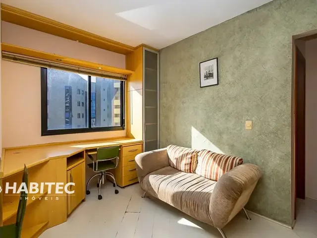 Apartamento 1 quarto e 1 banheiro, para alugar, no bairro BATEL em Curitiba