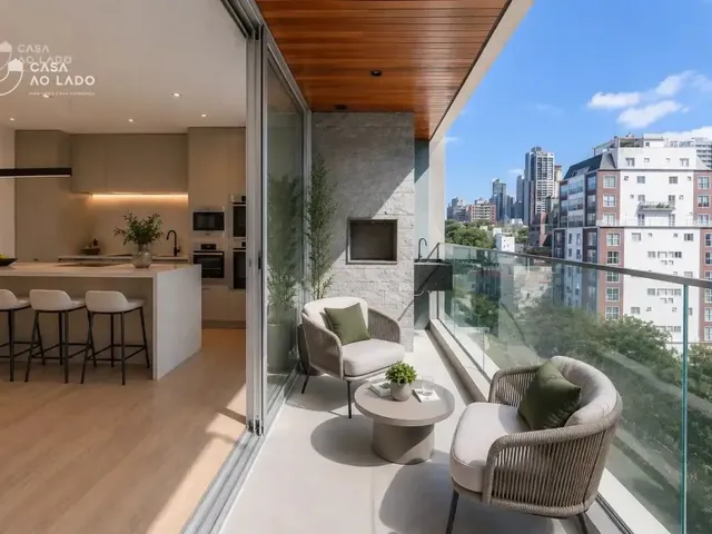 Apartamento 2 quartos e 5 banheiros, à venda, no bairro Bigorrilho em Curitiba