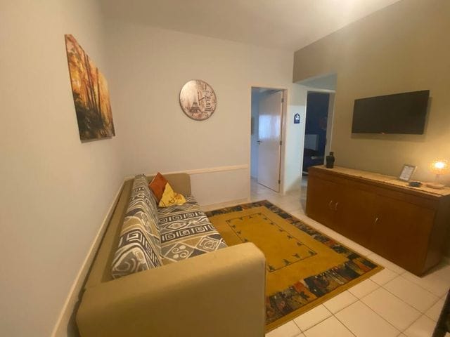 Foto do Apartamento - Apartamento para Venda, Pitangueiras, Guarujá, 85m² com 2 dorm, 1 vaga, equipado e mobiliado a 50 metros da praia. Cantinho para Chamar de Meu! | Lares e Andares Imóveis
