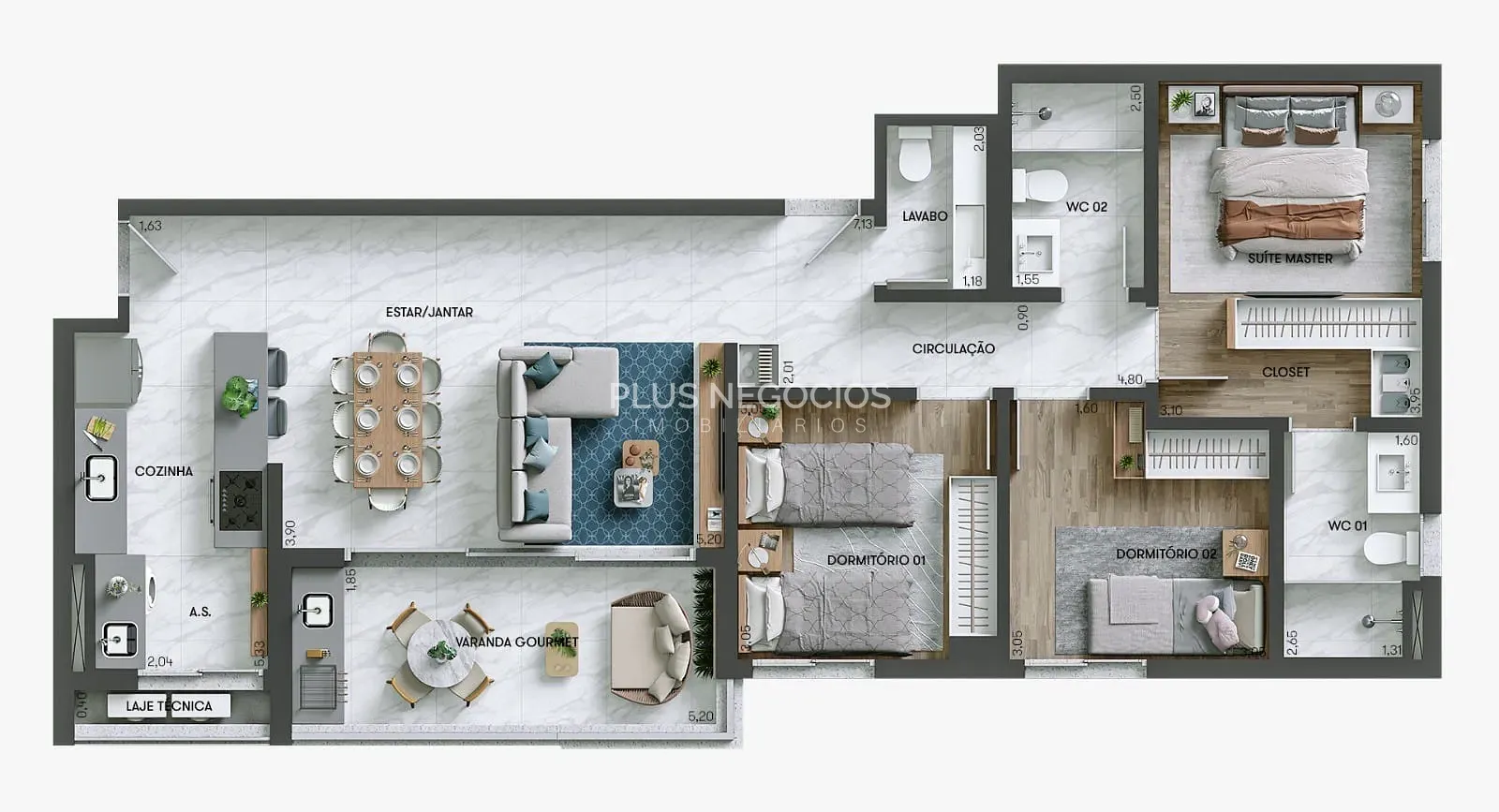 Apartamento, 3 quartos, 106 m² - Foto 9