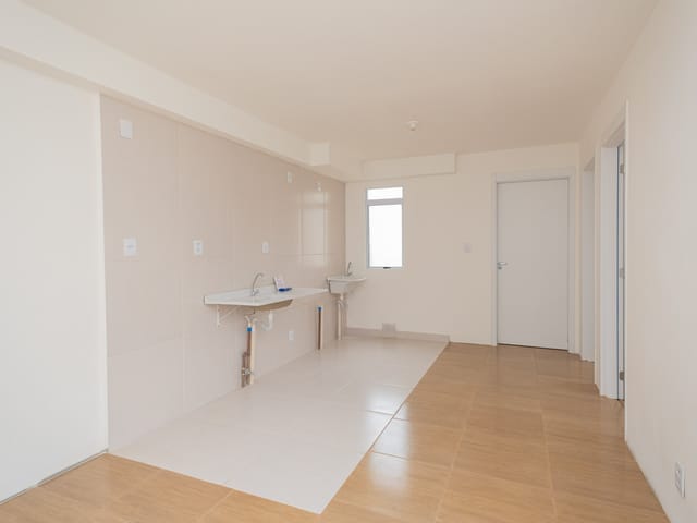 Apartamento com 55m² 2 quartos e 1 banheiro, para alugar, no bairro Três Vendas em Pelotas