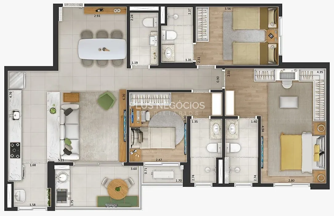Apartamento, 3 quartos, 106 m² - Foto 30