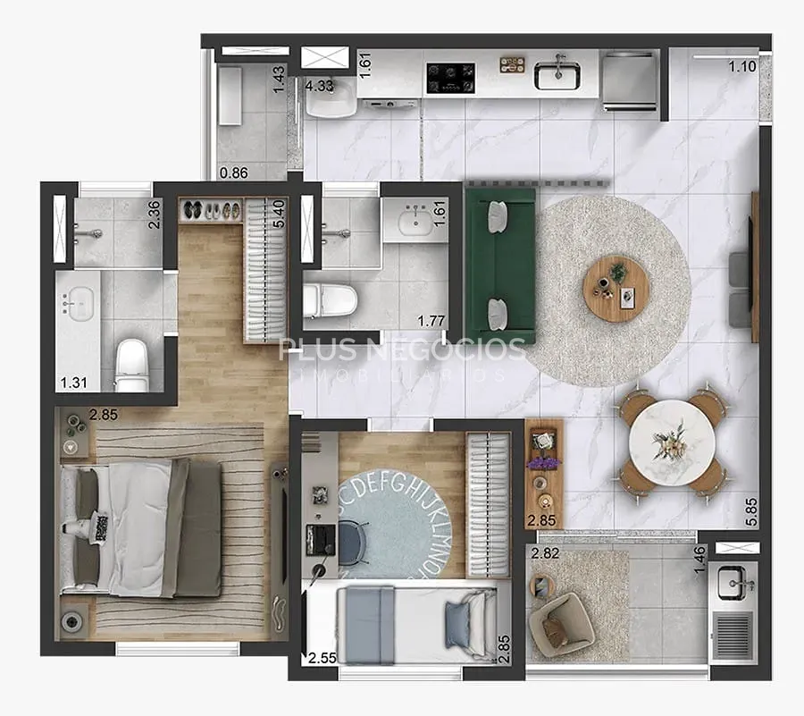Apartamento, 2 quartos, 65 m² - Foto 18