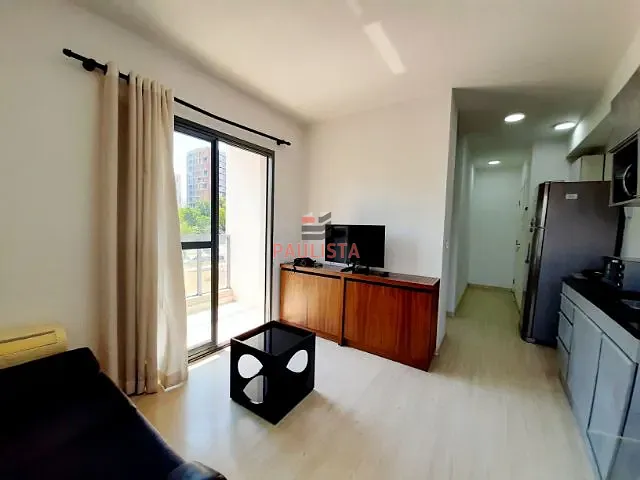 Apartamento 1 quarto e 1 banheiro, à venda ou para alugar, no bairro Indianópolis em São Paulo