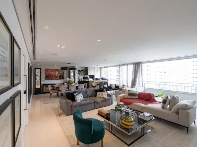 Apartamento Mobiliado 3 Suítes, Hall Privativo e 4 Vagas