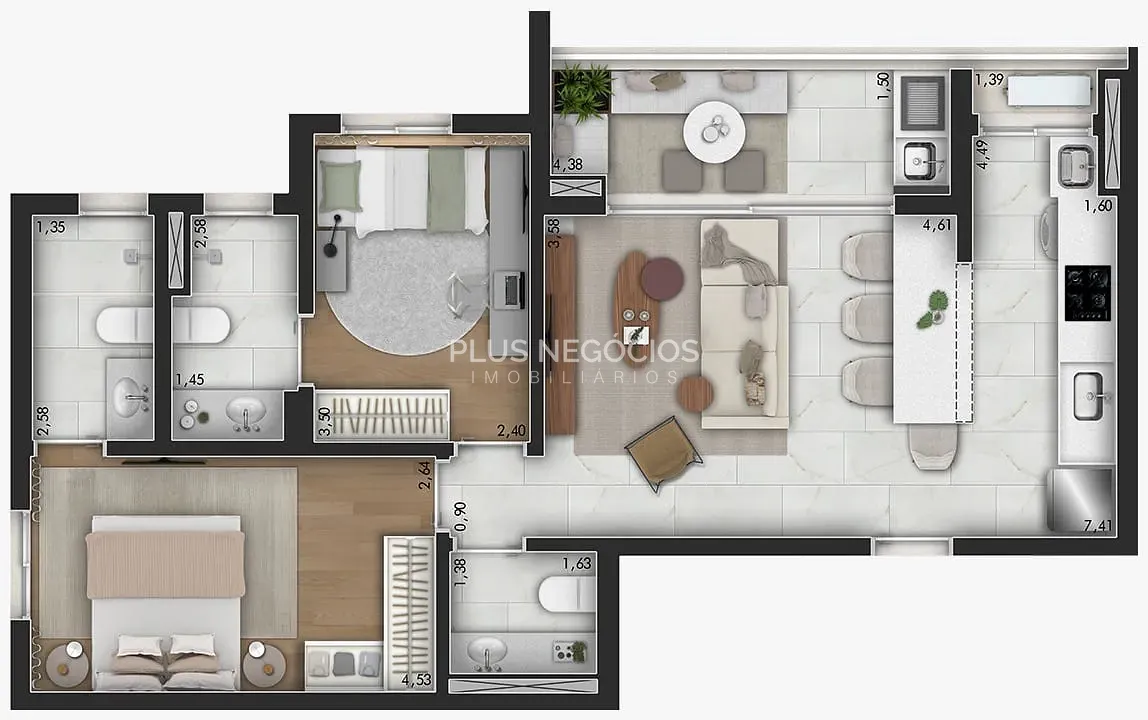 Apartamento, 2 quartos, 74 m² - Foto 30