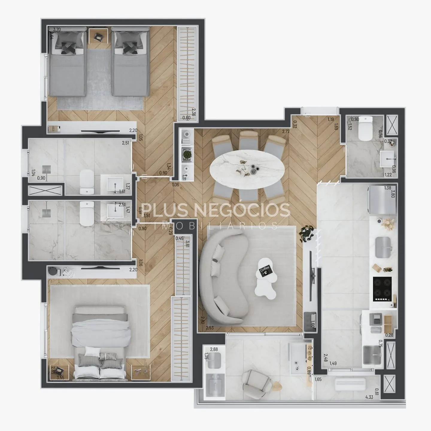 Apartamento, 2 quartos, 74 m² - Foto 37