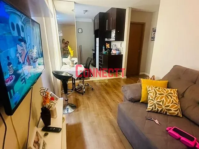 Apartamento 2 quartos e 1 banheiro, à venda, no bairro Residencial Greenville em Ribeirão Preto