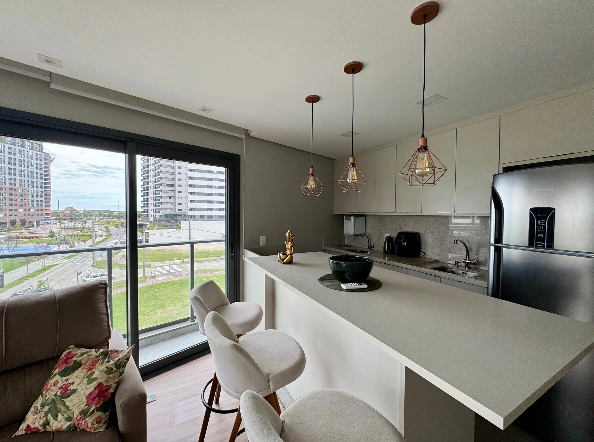 Apartamento mobiliado à venda no Inn, Parque Una - 46 m², 1 quarto, sacada com vista privilegiada para o Parque e vaga coberta. - 8