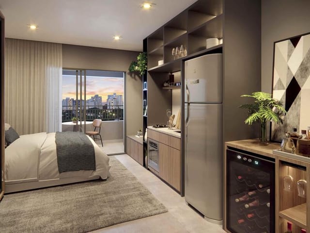 Foto do Apartamento - Apartamento à venda 1 Quarto, 38.54M², Freguesia do Ó, São Paulo - SP | Raízes Alto Freguesia do Ó - Studios | Lares e Andares Imóveis